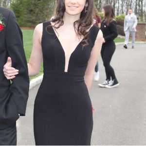 Jasz Couture Black Prom Dress